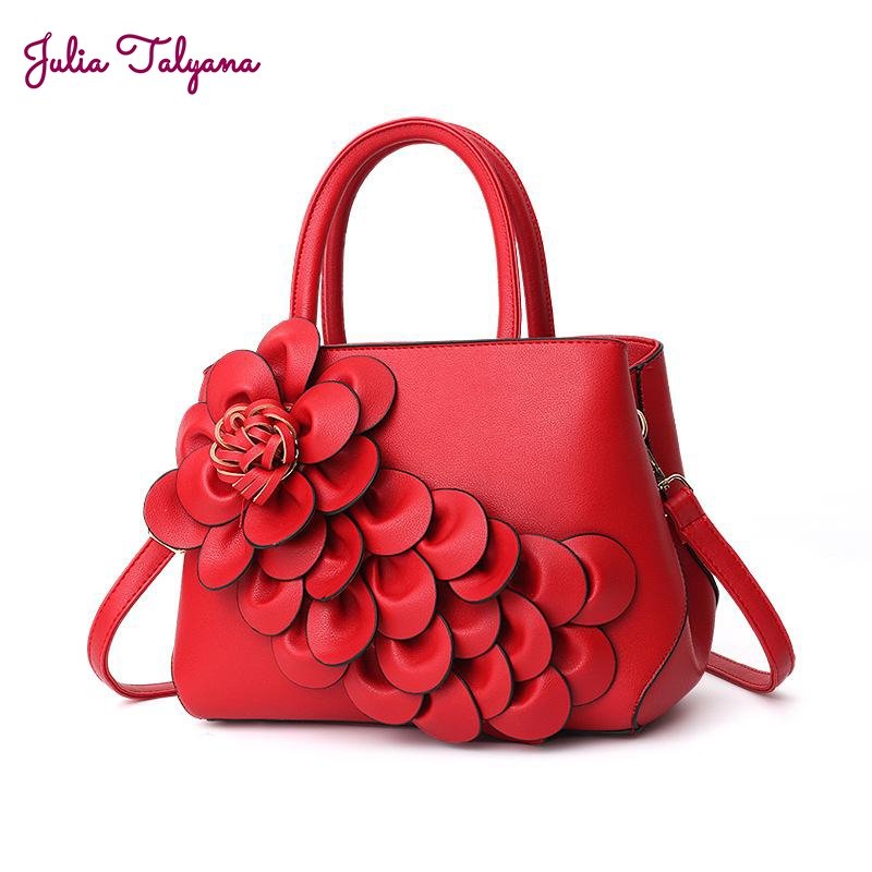 JULIA TALYANA™ | Sac à bandoulière portable en cuir fleur PU - Julia Talyana