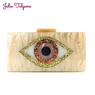 JULIA TALYANA™ | Sac à main en acrylique avec œil pour femmes - Julia Talyana